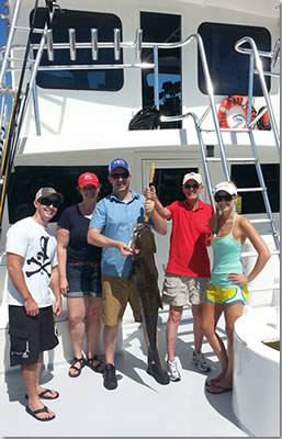 Charter Boat Fishing with the Destination